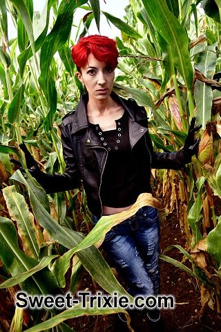 Gagged in the cornfield